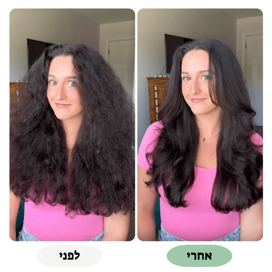 מברשת החלקה ועיצוב שיער