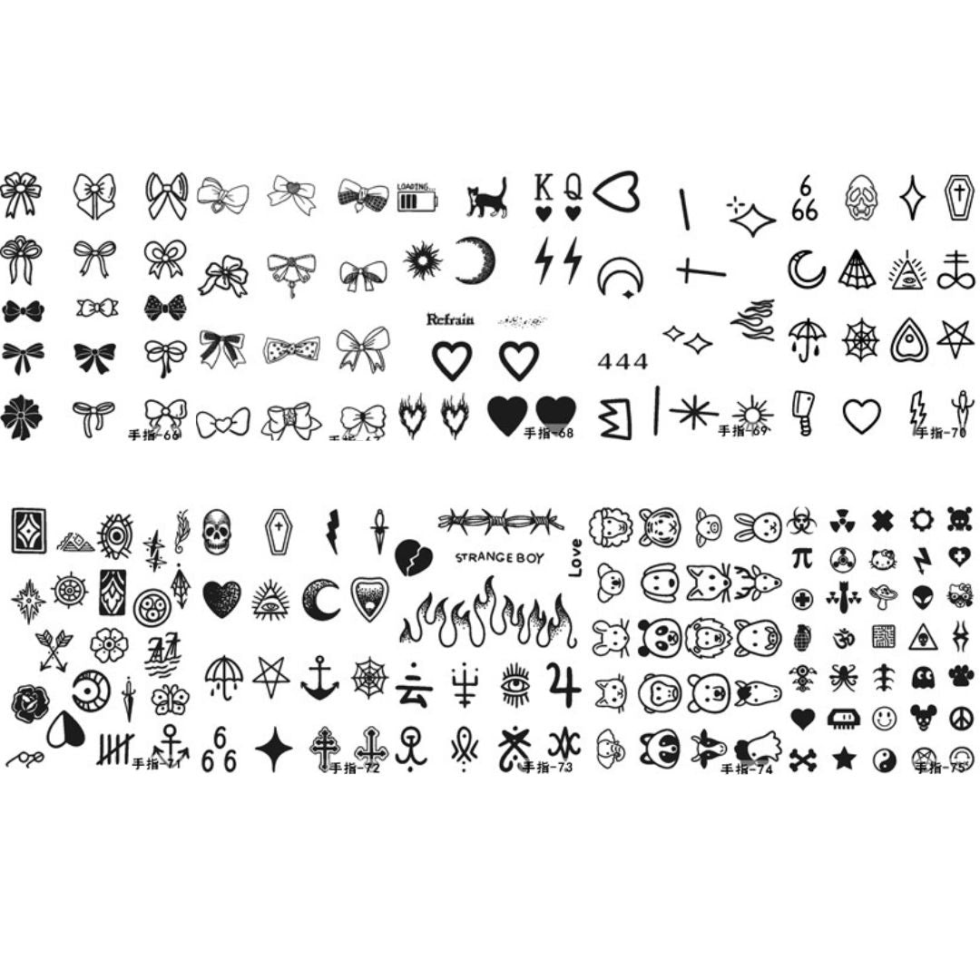 קעקועים זמניים ריאליסטיים ל-14 ימים