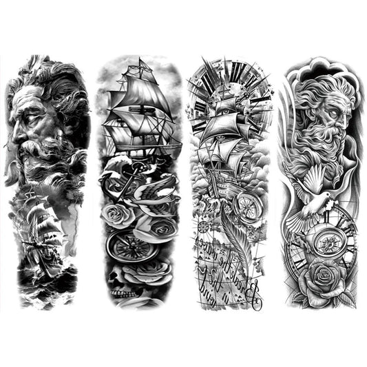 קעקועים זמניים ריאליסטיים ל-14 ימים