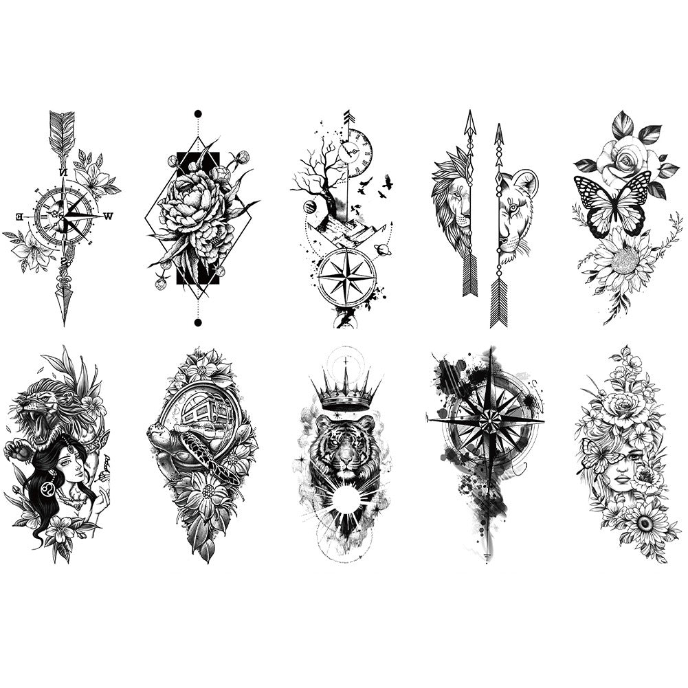 קעקועים זמניים ריאליסטיים ל-14 ימים